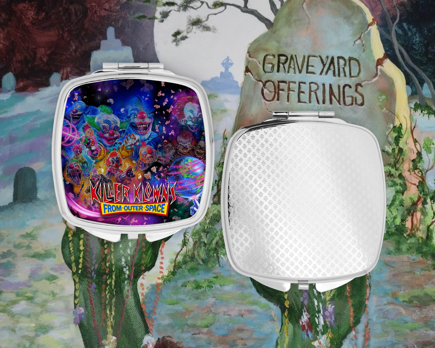 Horror Square Compact Mirror (Choose your Character)