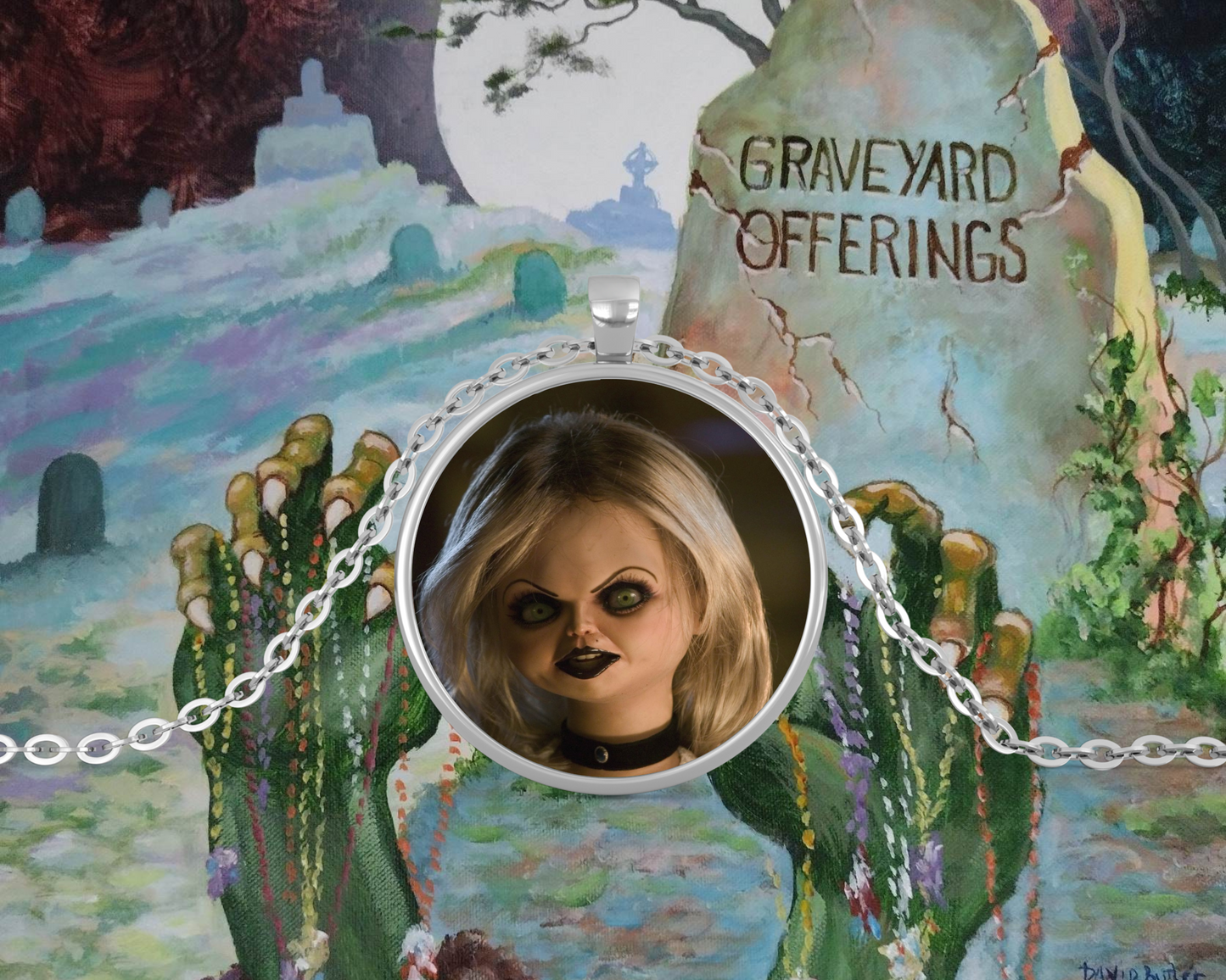 Bride of Chucky Necklace