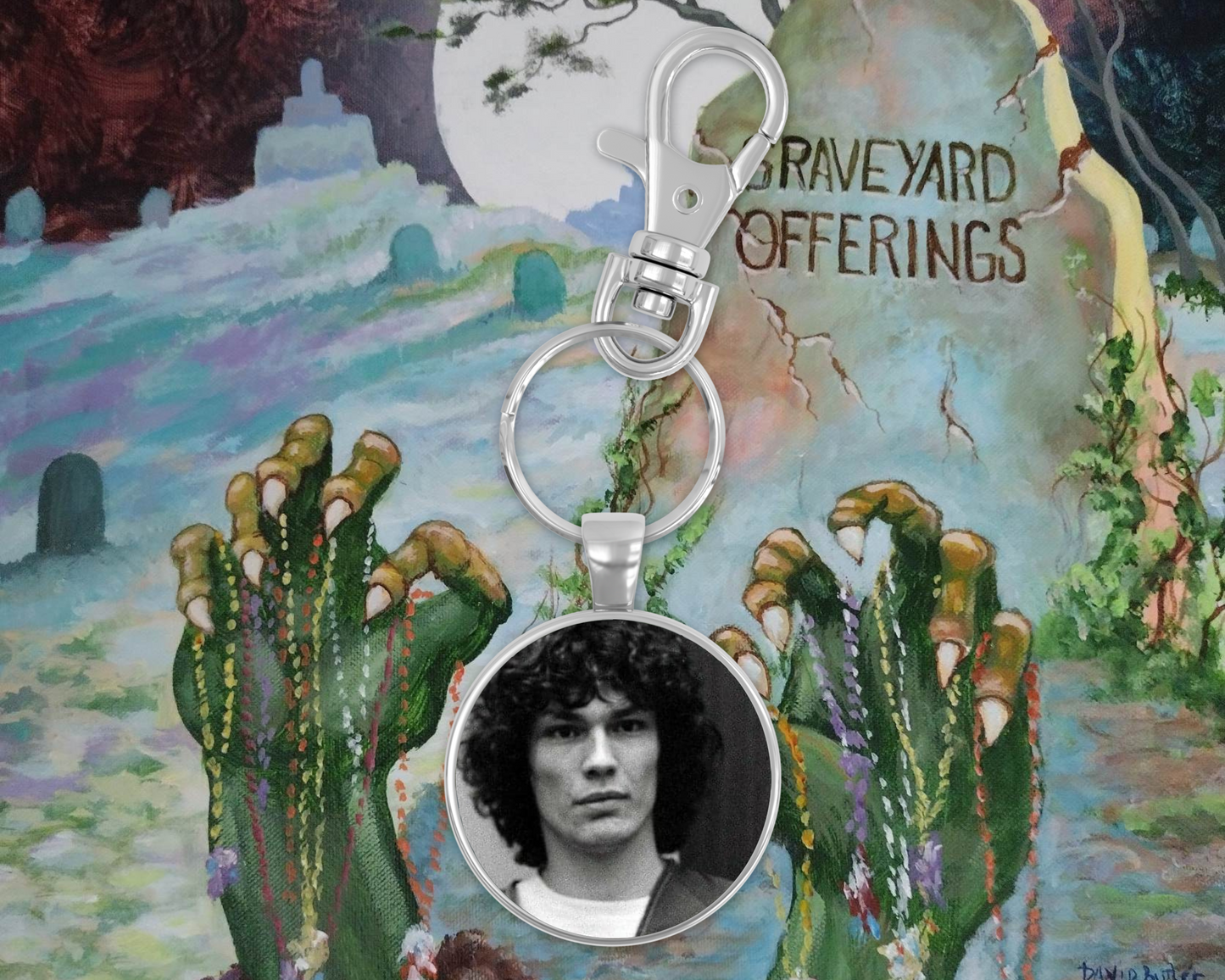 Richard Rameriz Round Keychain