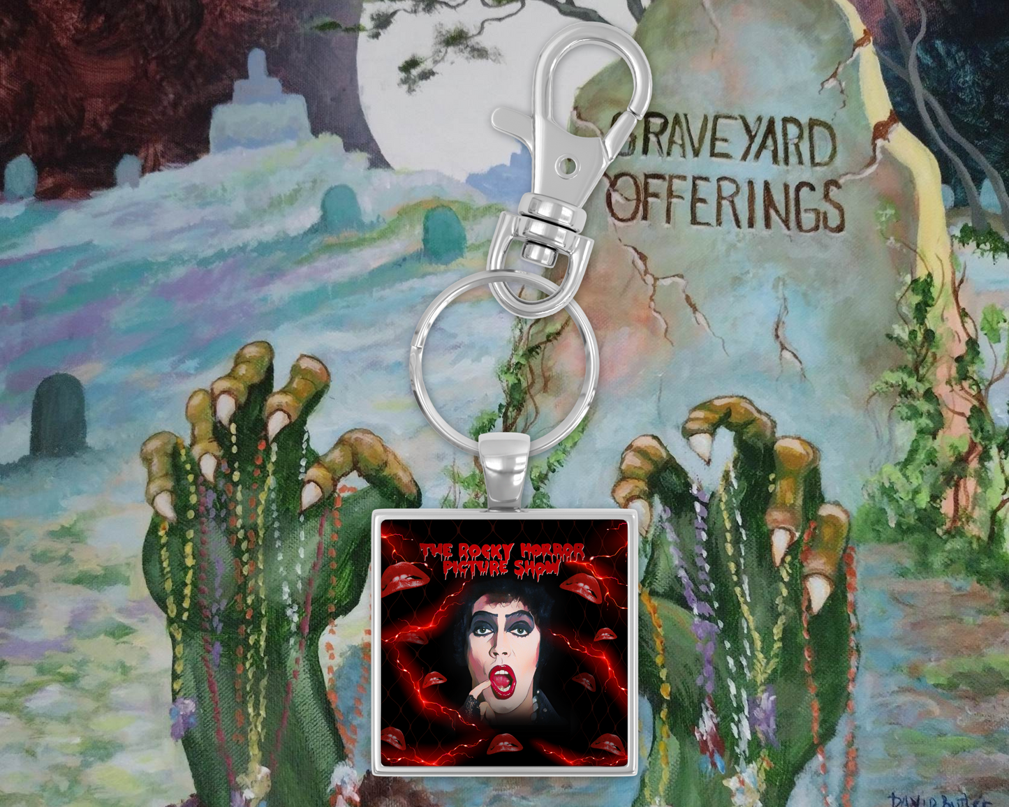 Rocky Horror Square Keychain