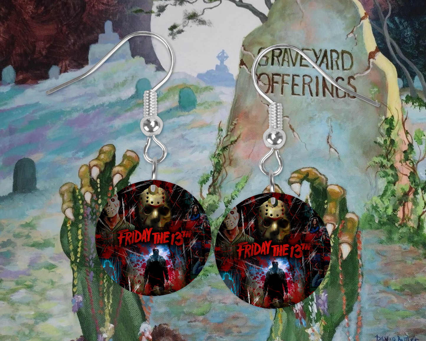 Friday the 13th Earrings