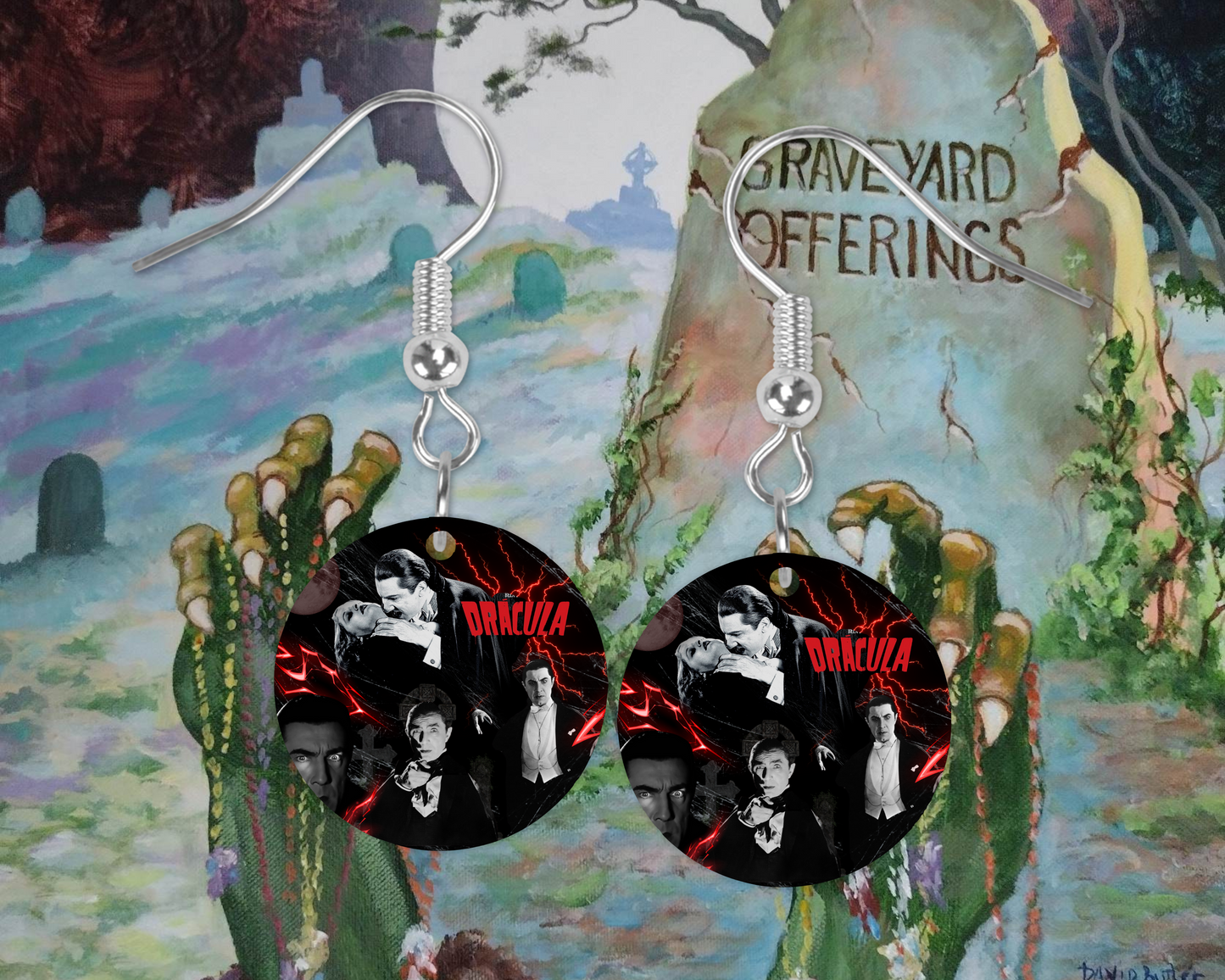 Dracula Earrings