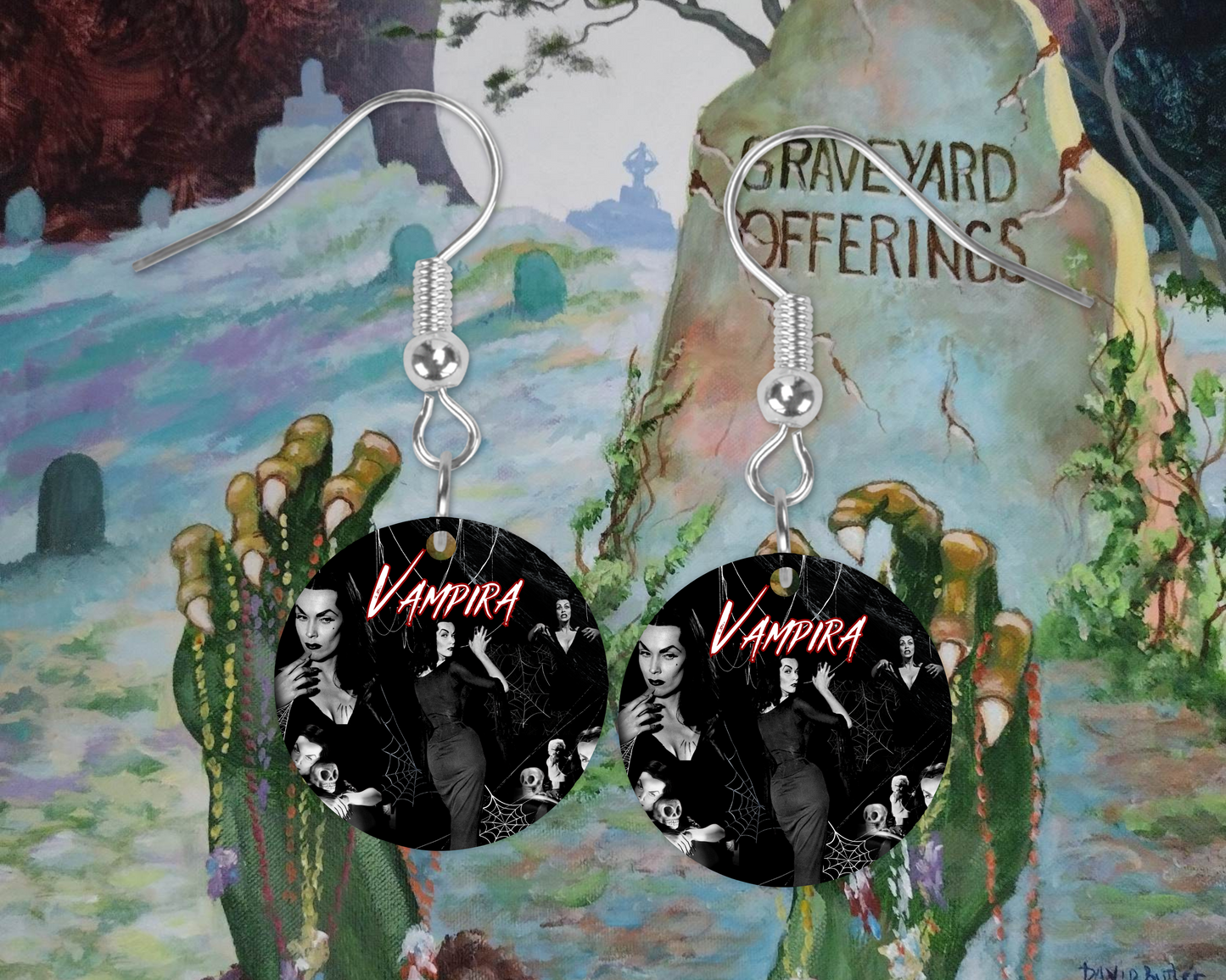Vampira Earrings