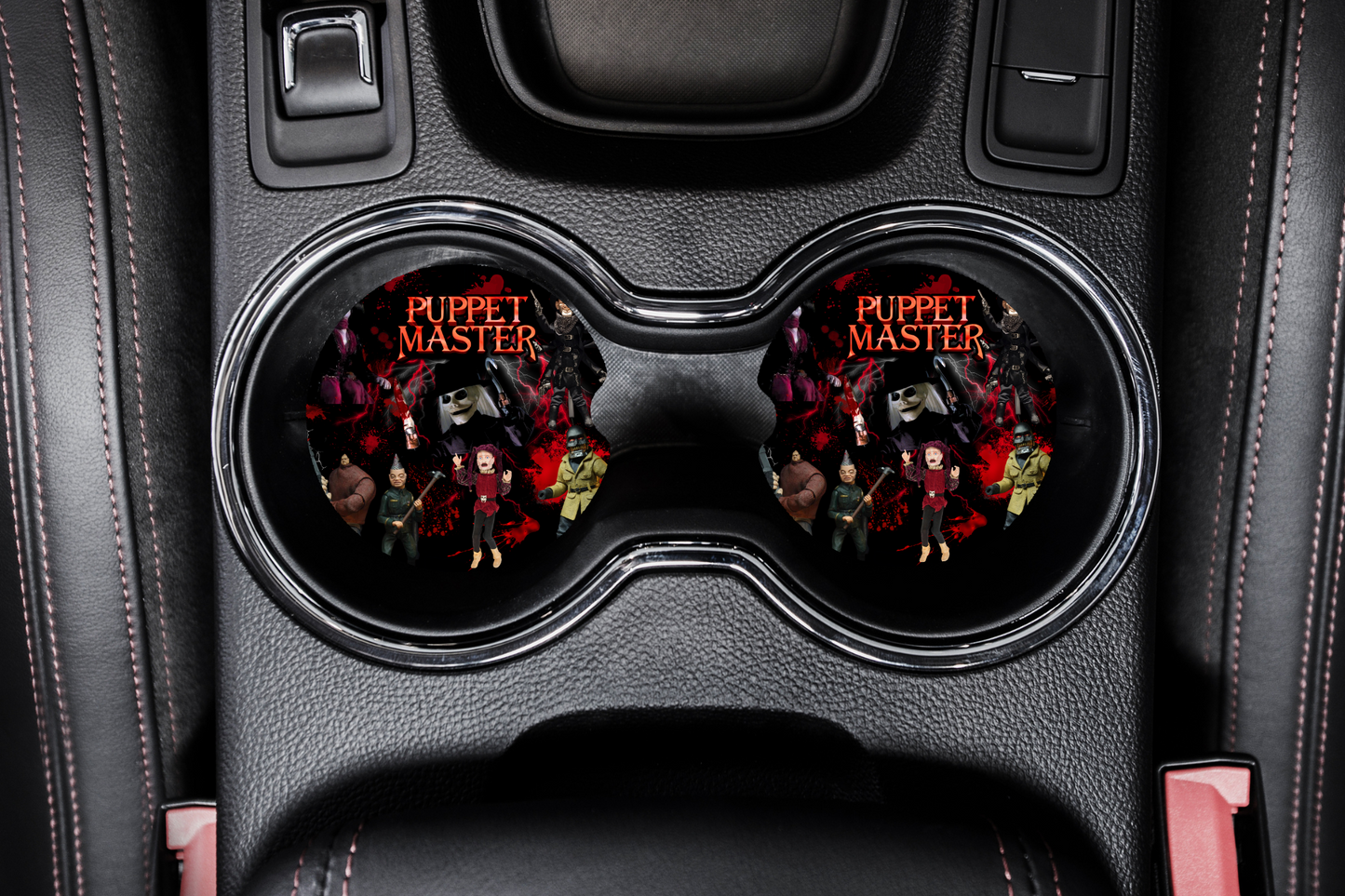 Puppet Master Car Coaster set of 2