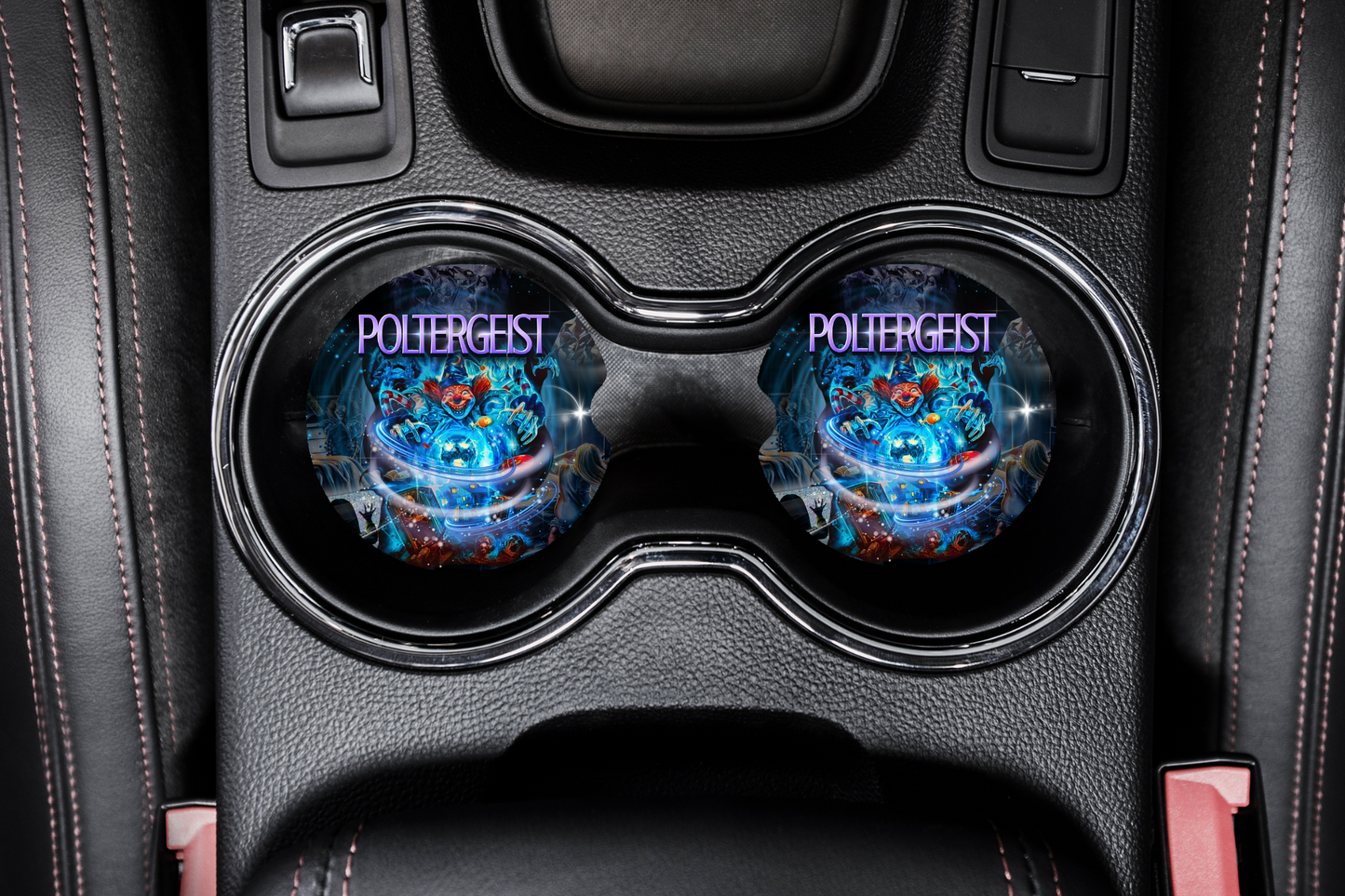 Poltergeist Car Coaster set of 2