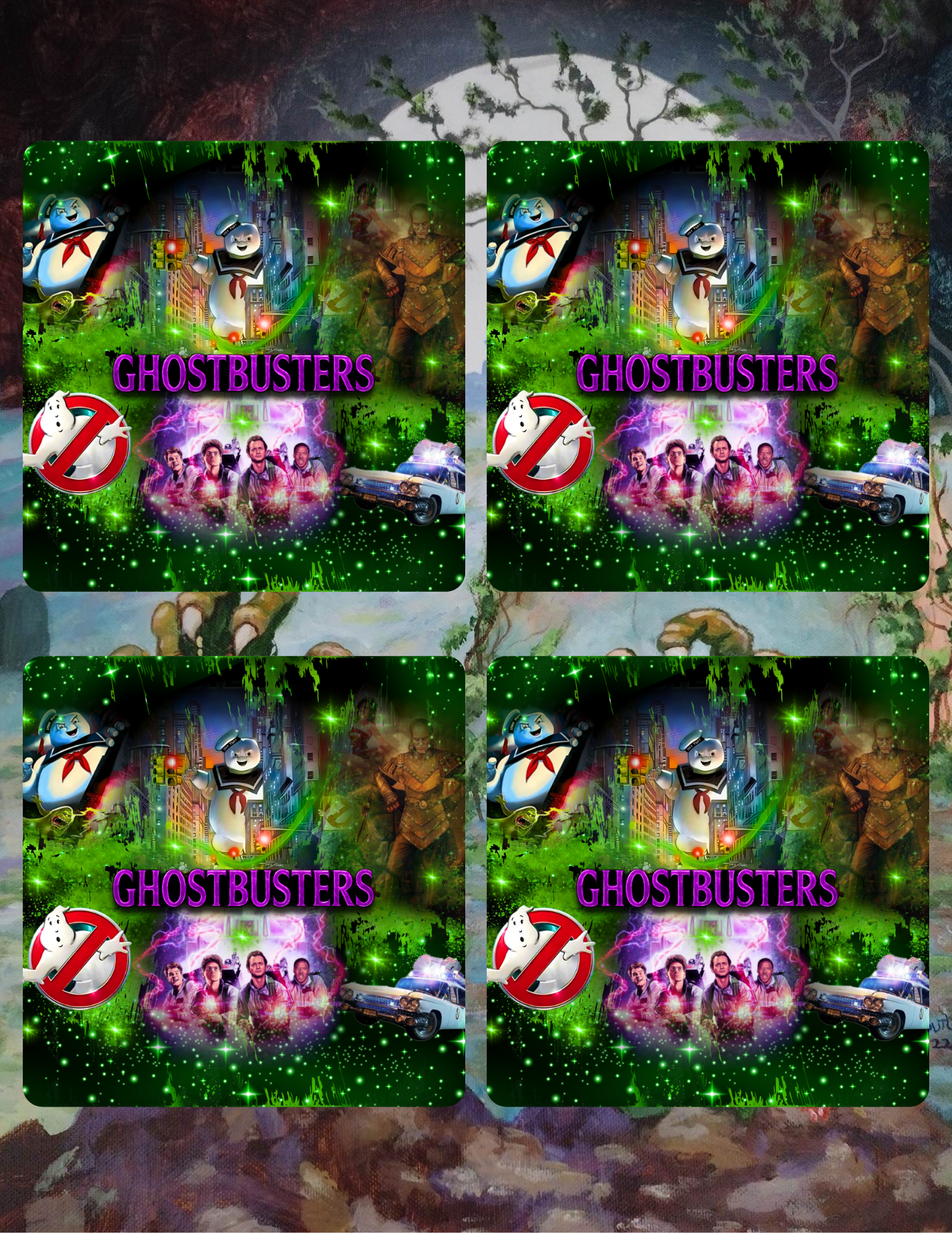 Ghostbusters set of 4 Coaster