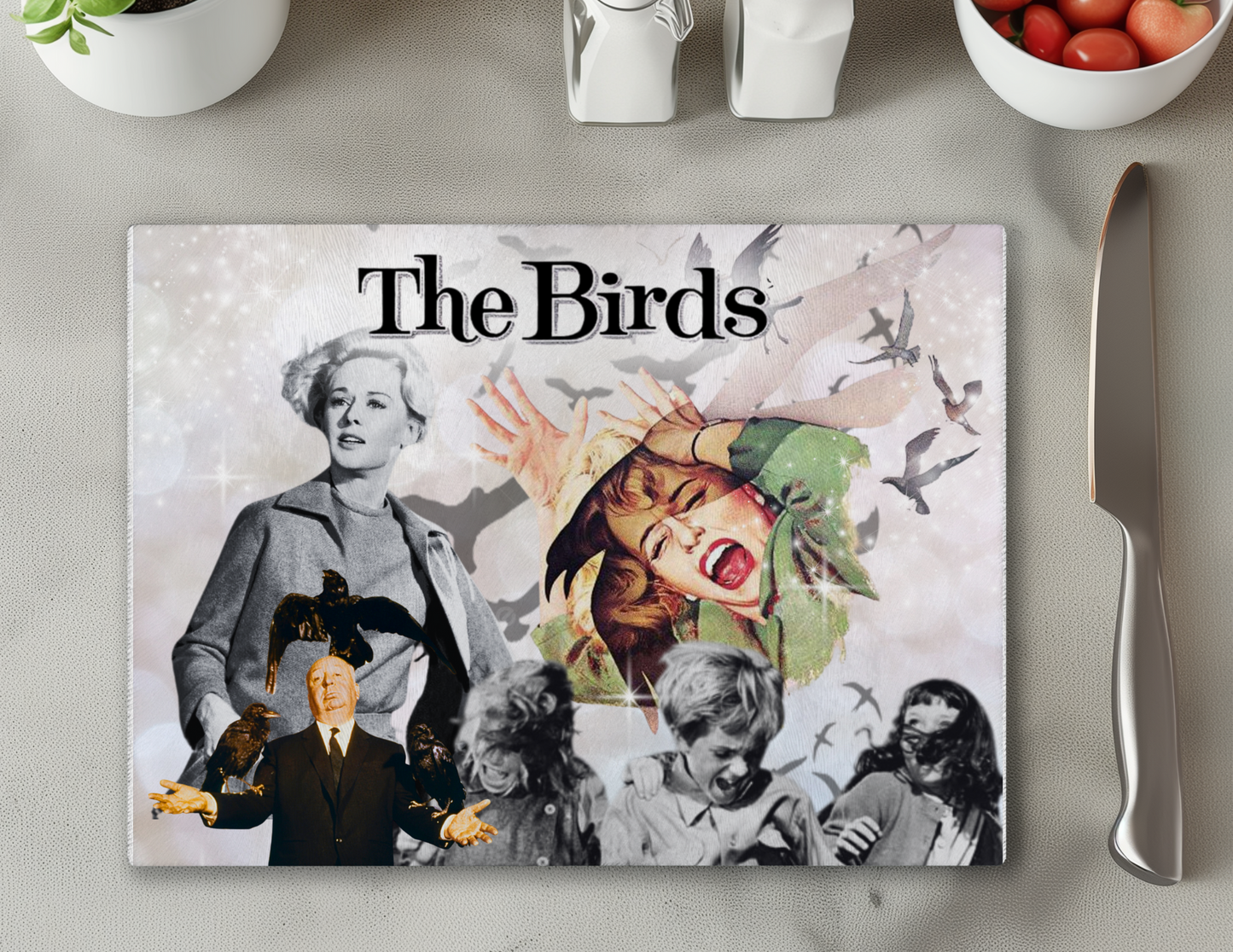 The Birds Cutting Board