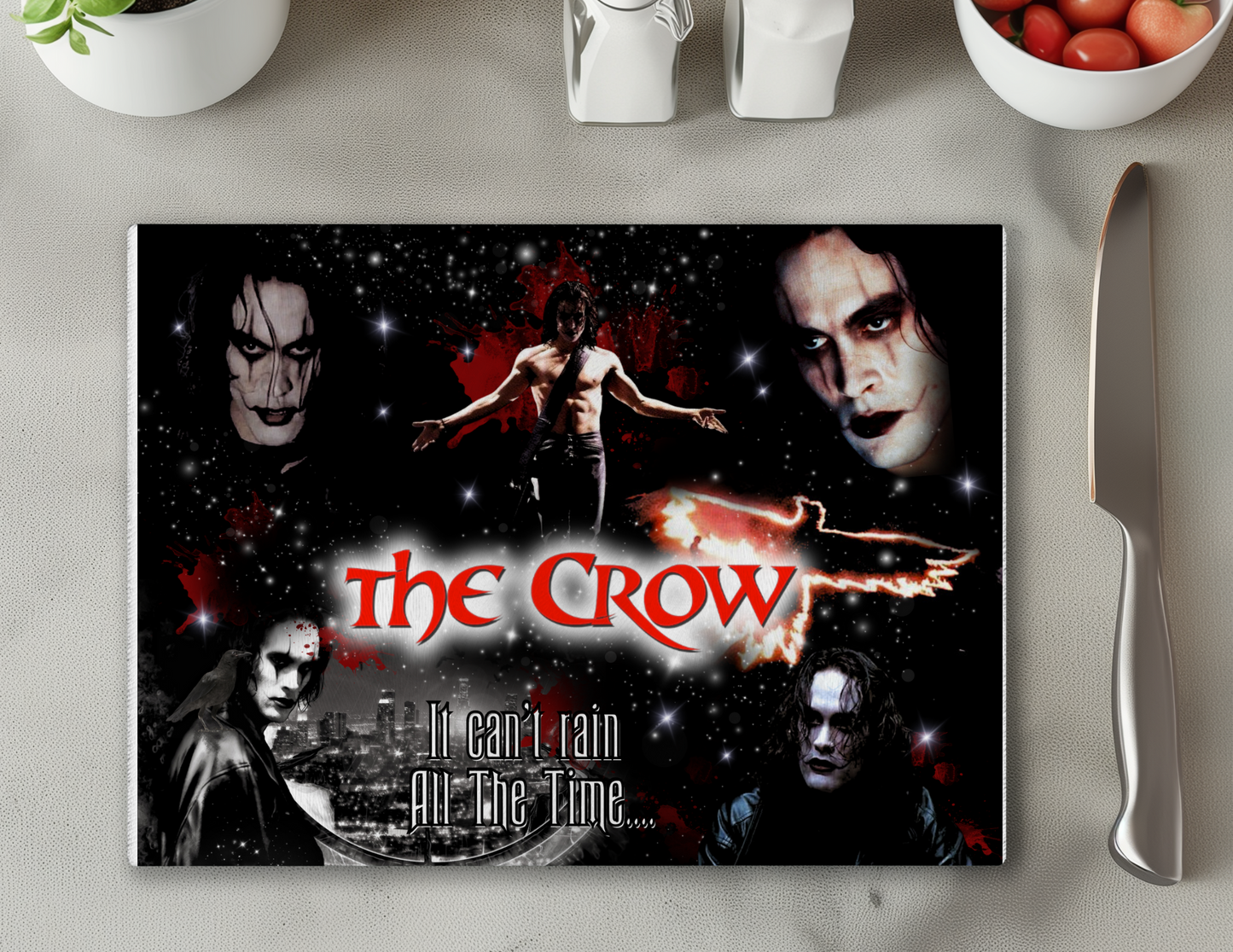 The Crow Cutting Board