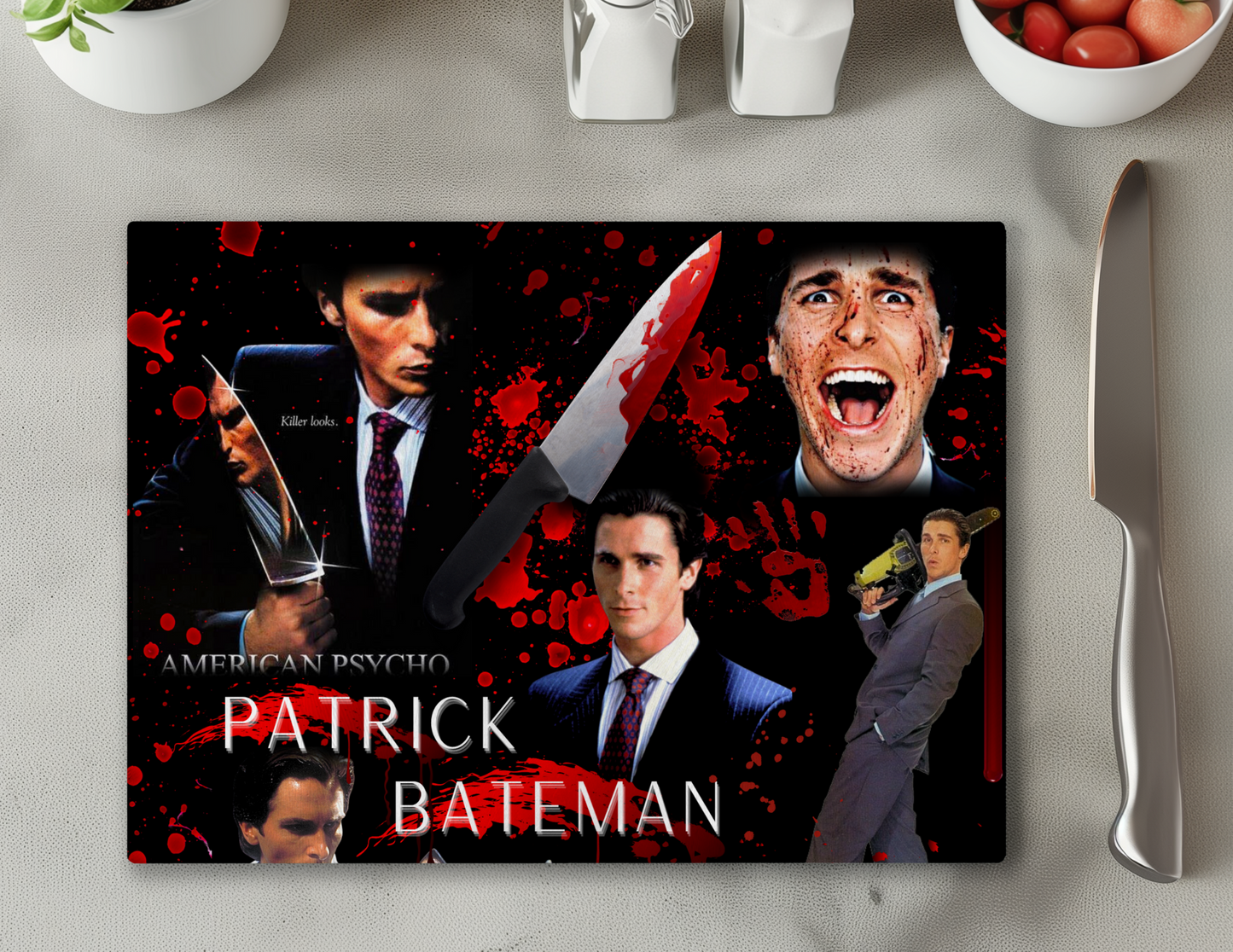 American Psycho Cutting Board