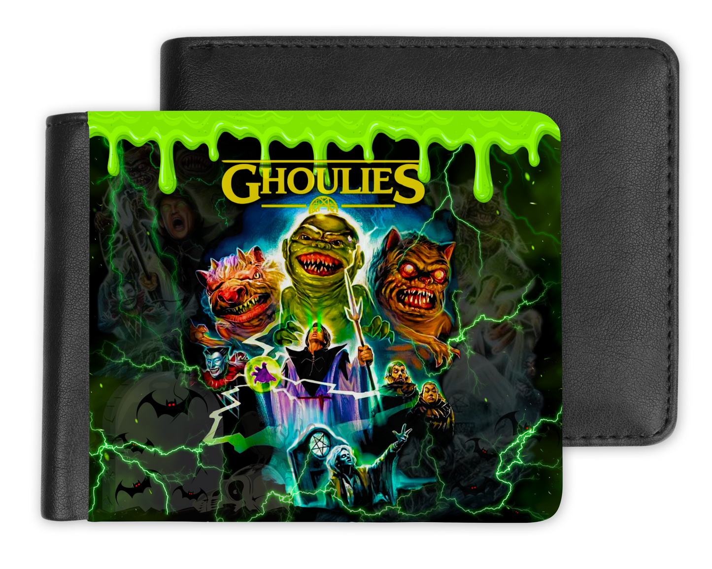 Ghoulies (Green Drips) Billfold