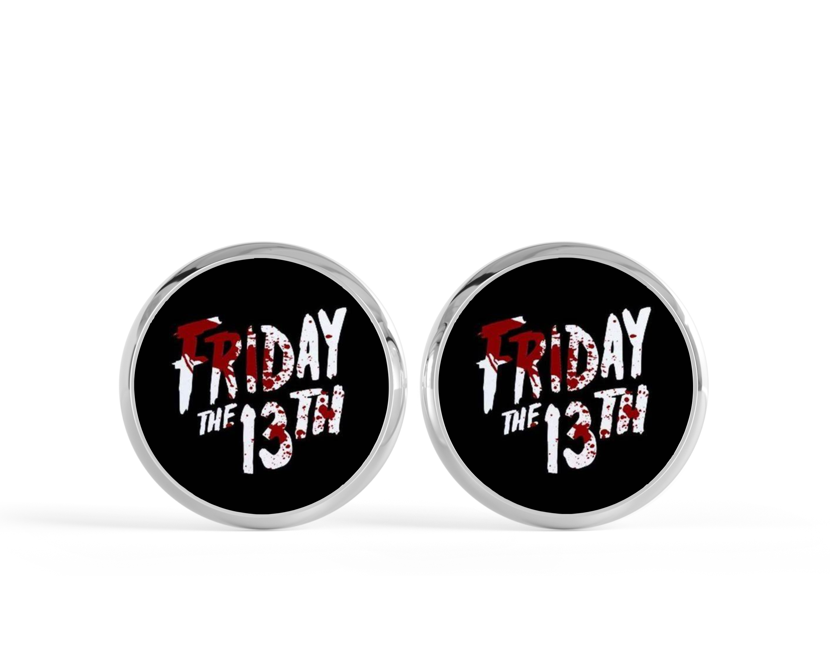 Friday the 13th Stud Earrings – Graveyard Offerings