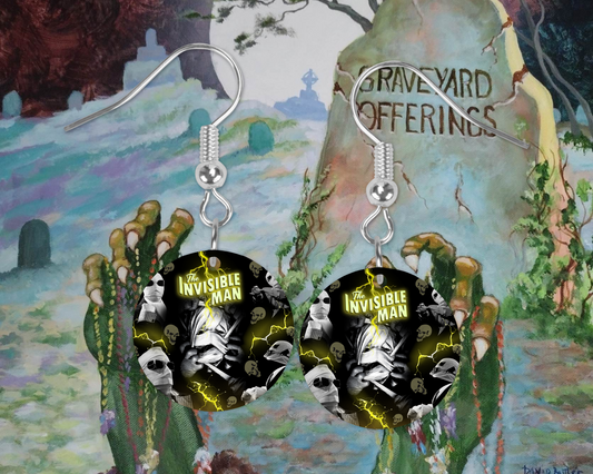 Invisible Man Earrings