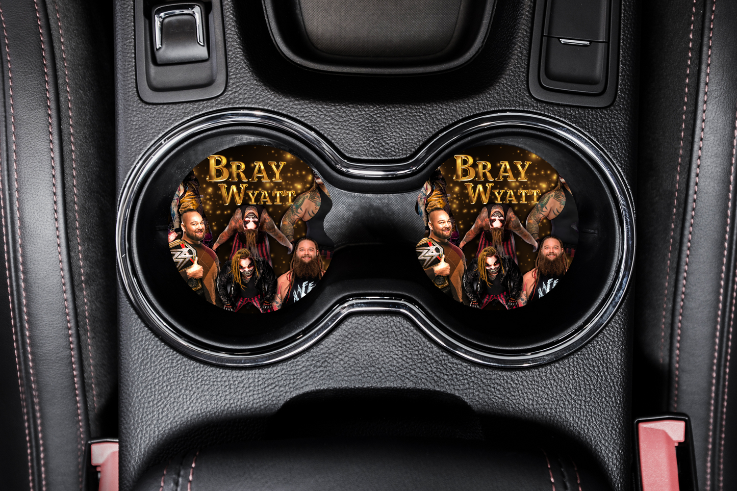 Bray Wyatt Car Coaster set of 2