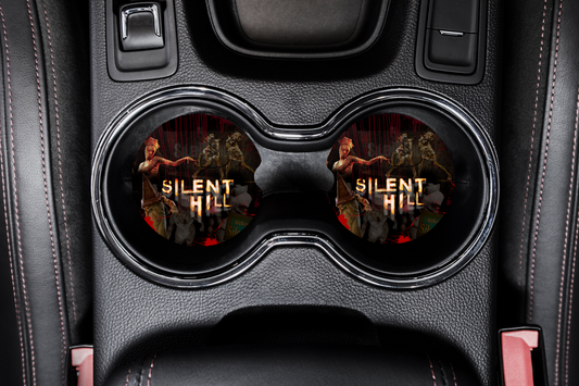 Silent Hill Car Coaster set of 2