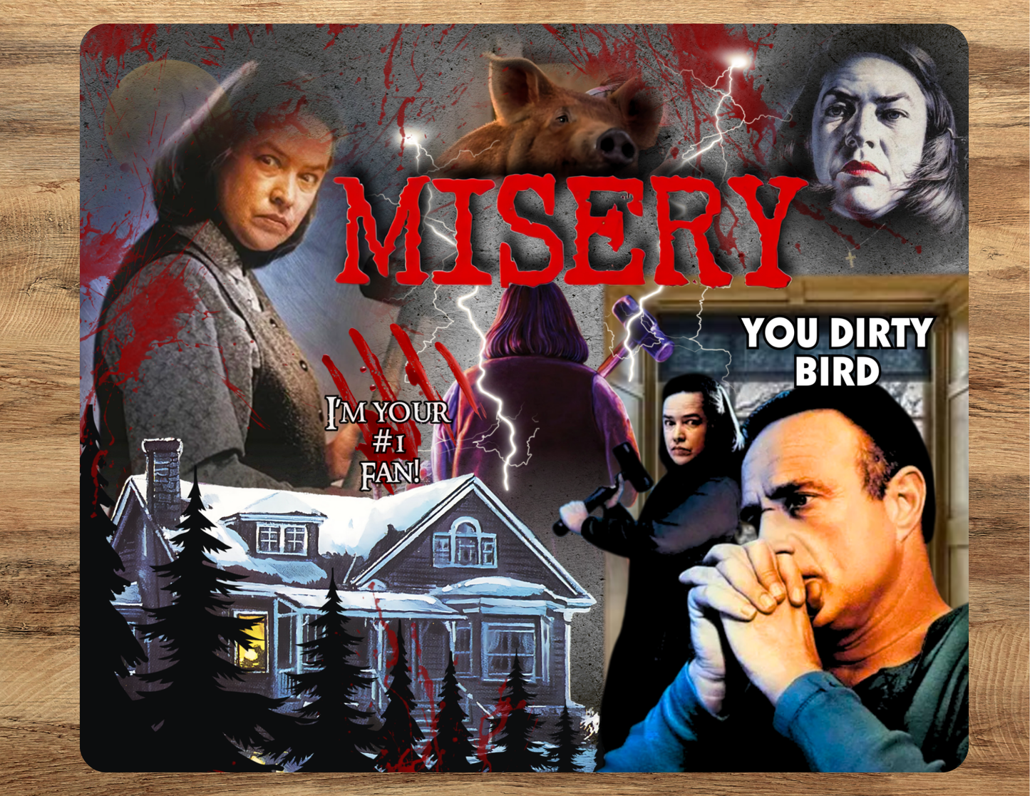 Wholesale Mouse Pads set of 4 Misery