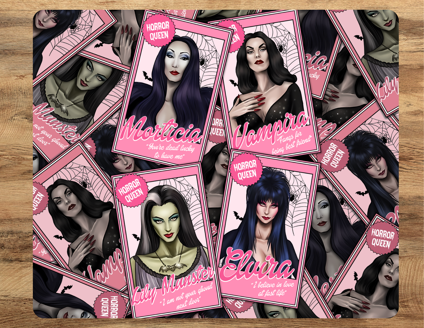 Wholesale Mouse Pads set of 4 Ladies of Horror