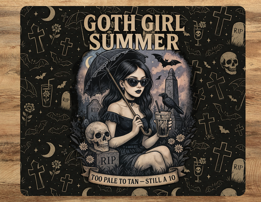 Wholesale Mouse Pads set of 4 Goth Girl Summer