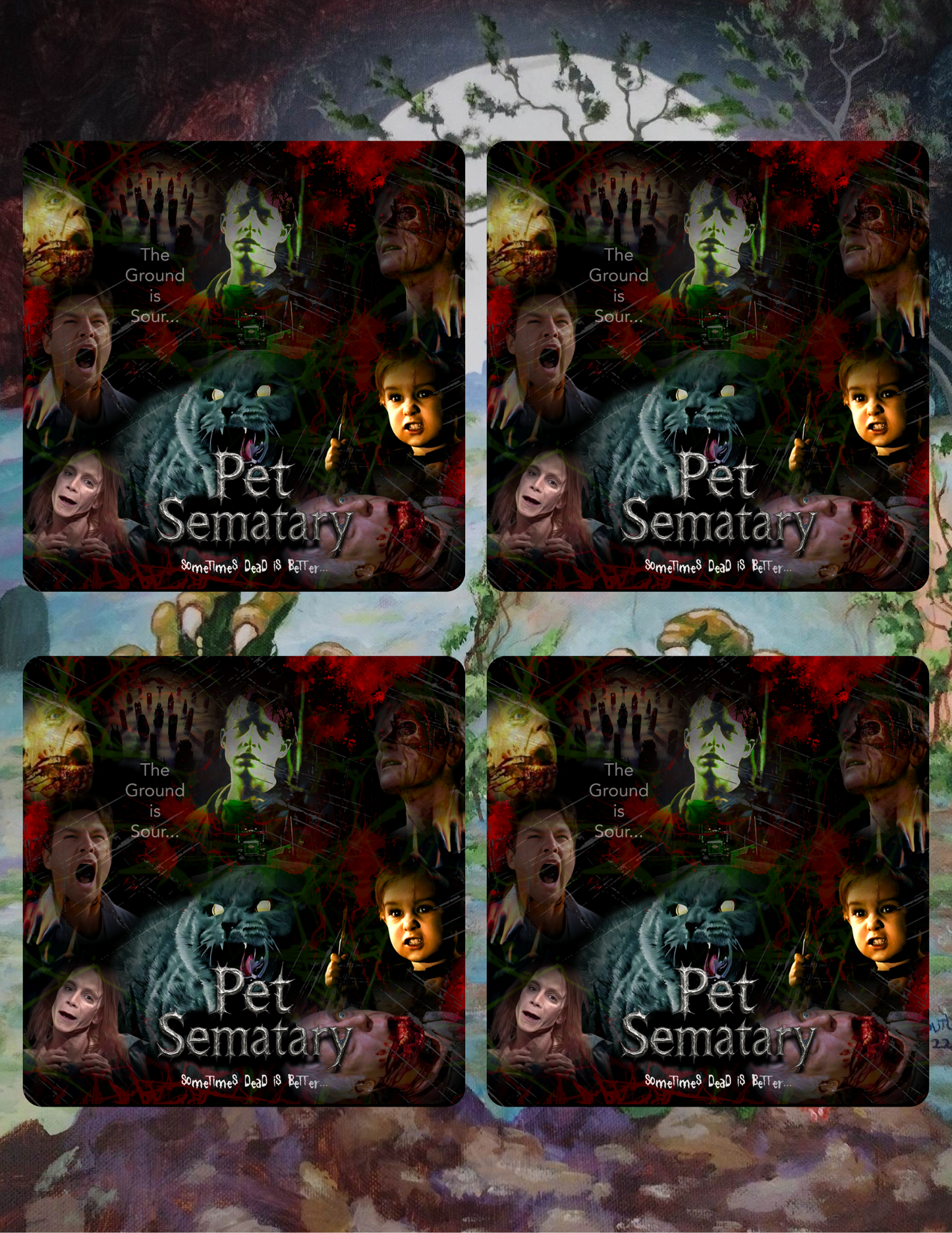 Pet Sematary set of 4