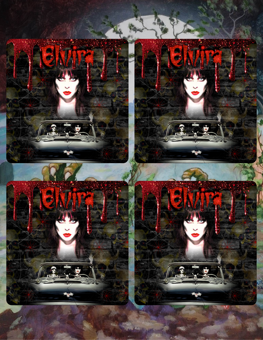 Elvira Coasters set of 4