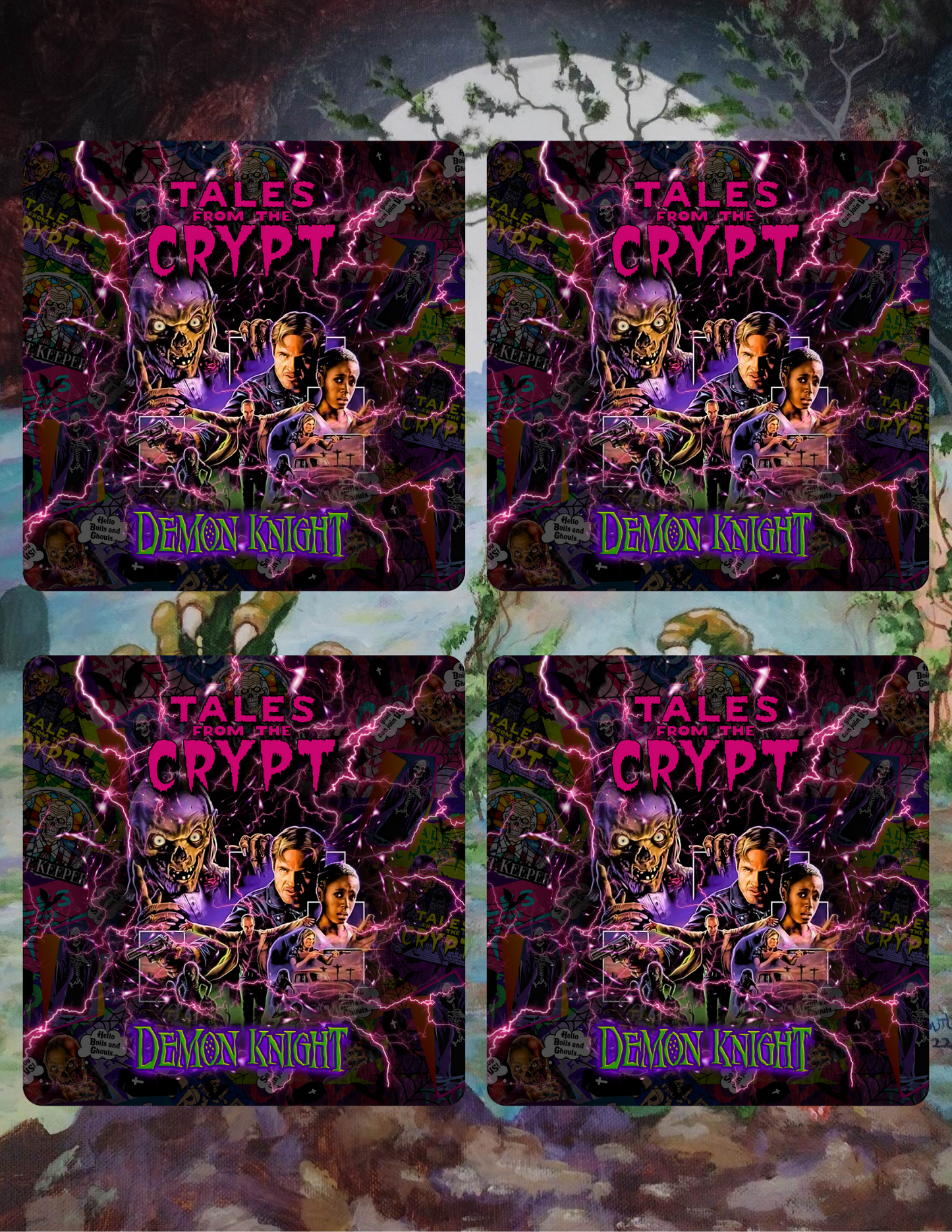 Demon Knight set of 4 Coaster