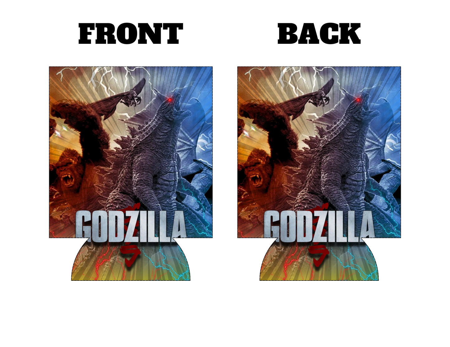 Godzilla and Kong Can Cooler (Copy)