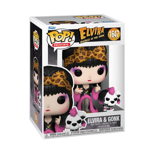 Elvira and Gonk Funko Pop! Vinyl Figure #1647 and Buddy