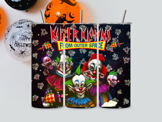 Killer Klowns Black Tumbler