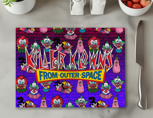 Killer Klowns (Pink) Cutting Board