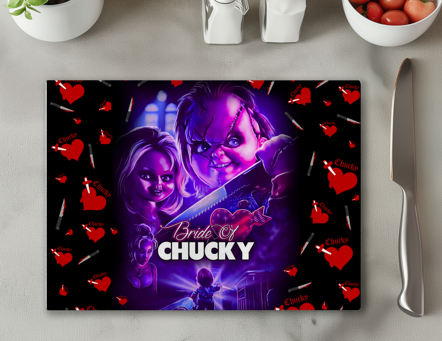 Bride of Chucky Cutting Board