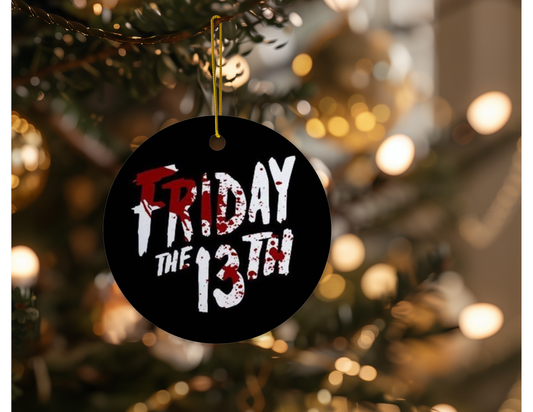 Bloody Friday the 13th Ornament