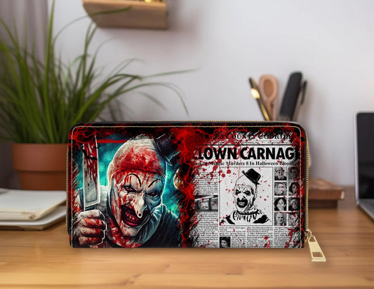 Terrifier Wallet (Bloody Newspaper)